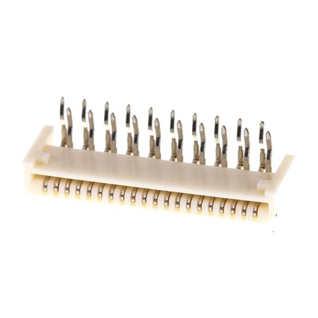 Molex Ffc/Fpc Connector, 20 Contact(S), 1 Row(S), Female, Right Angle, 0.039 Inch Pitch, Solder Terminal,  528072010